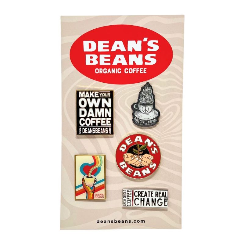 Dean's Beans Enamel Pin Pack