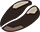 Brown coffee bean icon