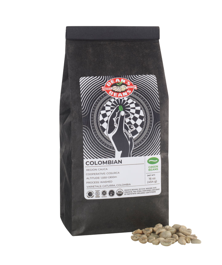 Organic Colombian Green Coffee (Unroasted)
