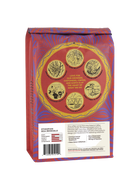 The back of a 16 ounce bag of Dean’s Bean’s Organic coffee labeled "Ethiopian Boa Bedegelo”