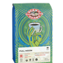 The front of a 16 ounce bag of Dean’s Bean’s Organic coffee labeled “Full Moon”
