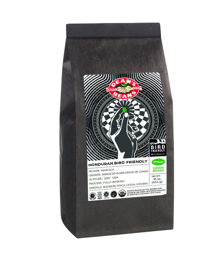 Organic Honduran Bird-Friendly Green Coffee (Unroasted)