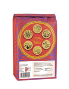 The back of a 16 ounce bag of Dean’s Bean’s Organic coffee 