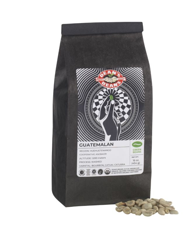 a 1 pound bag labeled Guatemalan