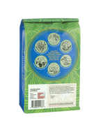 The back of a 16 ounce bag of Dean’s Bean’s Organic coffee 