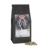 a 1 pound bag labeled Peruvian