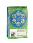 The back of a 16 ounce bag of Dean’s Bean’s Organic coffee labeled Thunder Mug