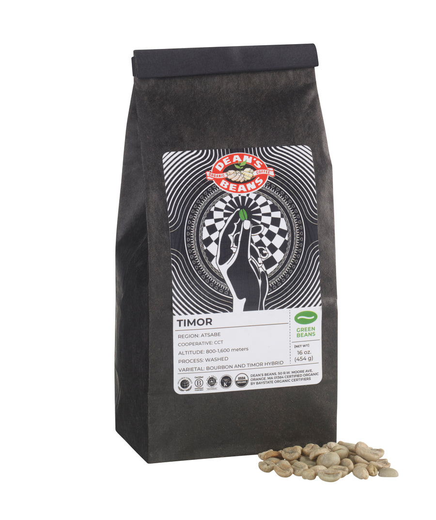 Organic Timor Green Coffee (Unroasted)