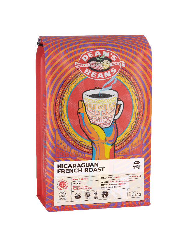 Nicaraguan French Roast Coffee - Front Label