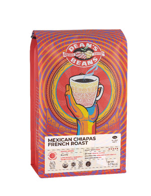 Mexican Chiapas French Roast Coffee - Front Label