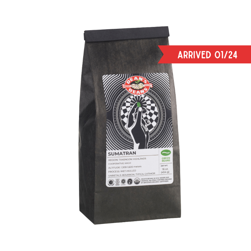Organic Sumatran Green Coffee (Unroasted)