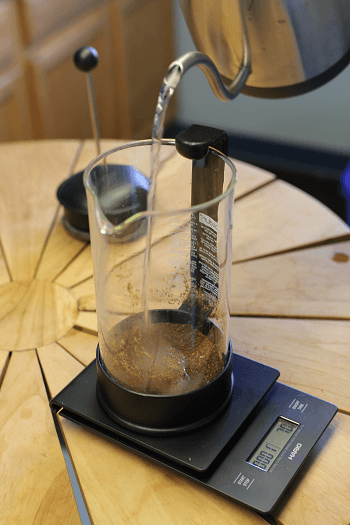 Brewing in a French Press