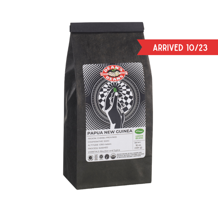Organic Papua New Guinea Green Coffee (Unroasted)