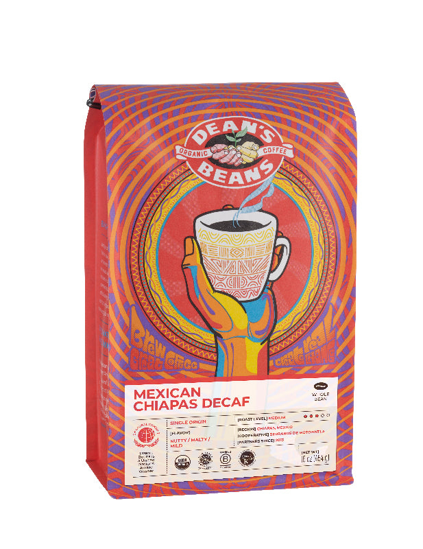 Mexican Chiapas Decaf Coffee - Front Label